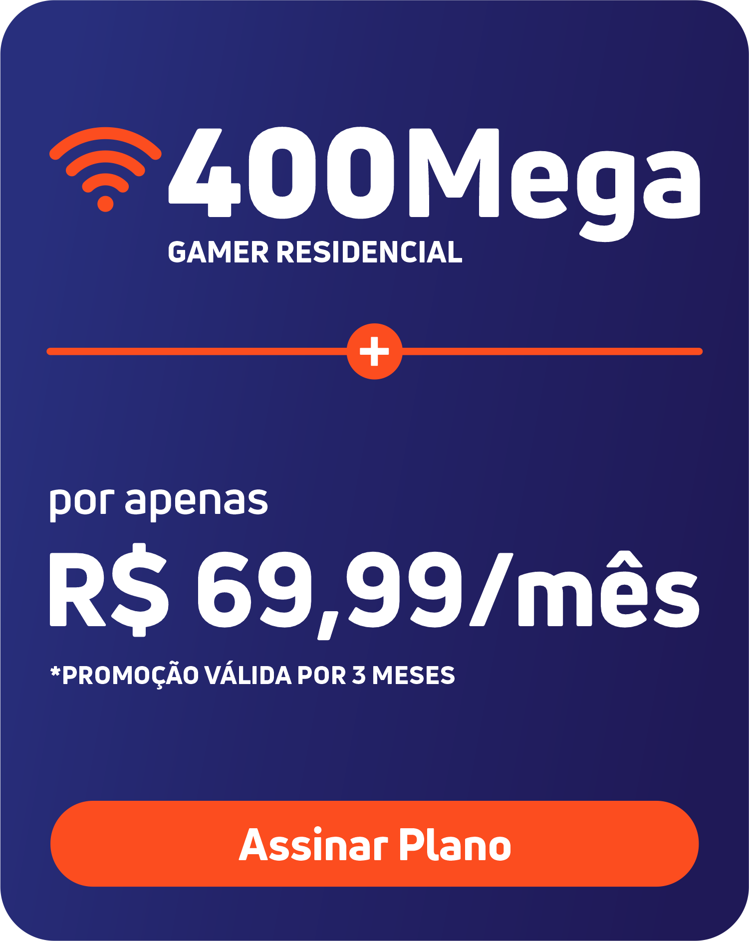 Plano Residencial 400 Mega